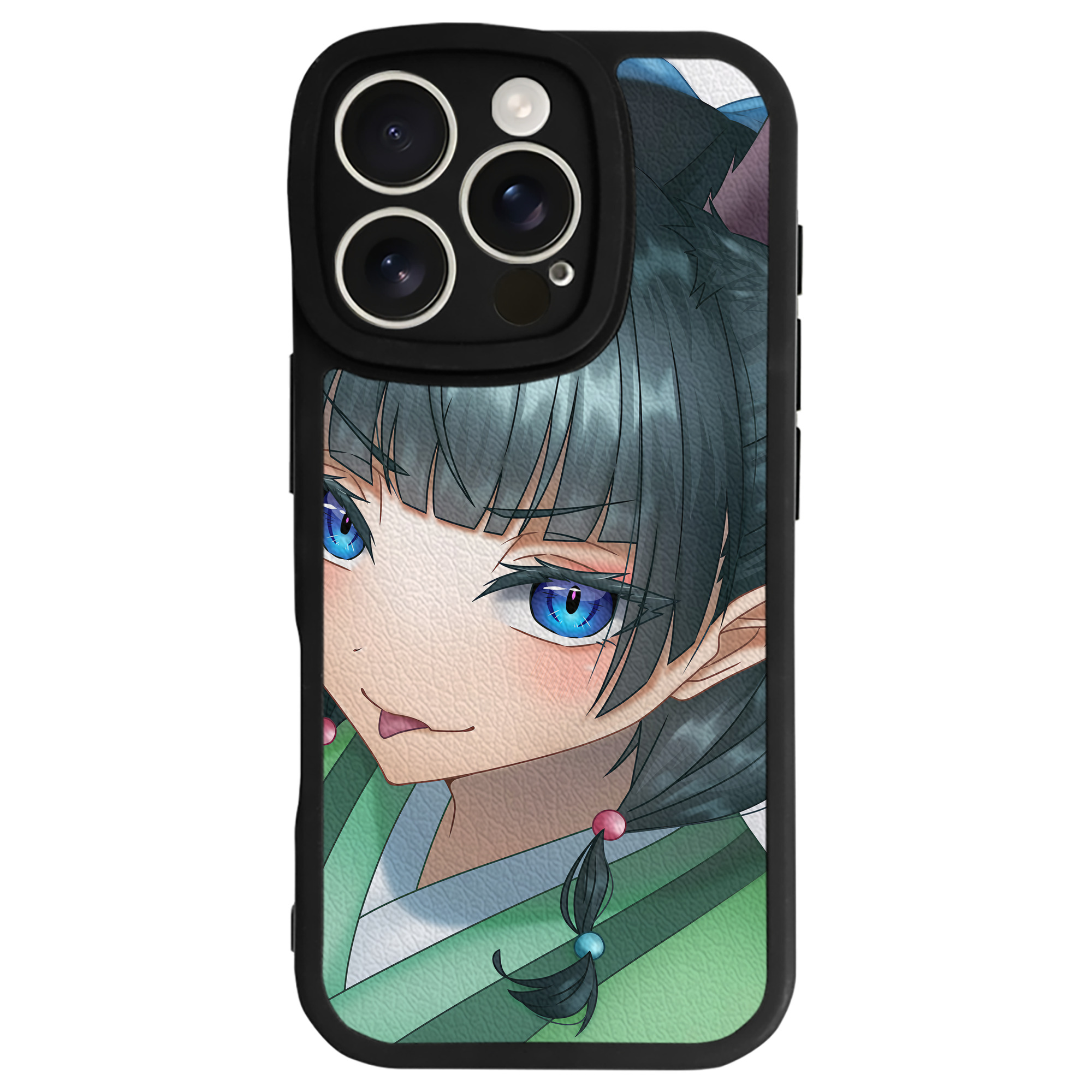 （画像用） 薬屋のひとりごと The Apothecary Diaries 【iPhone 16シリーズ対応】シリコンスマホケース（レザー調） 材質：シリコン